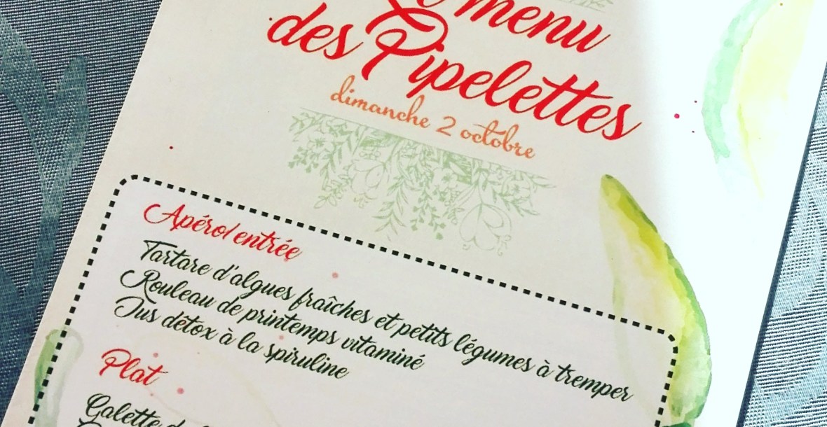 Menue recettes vegan